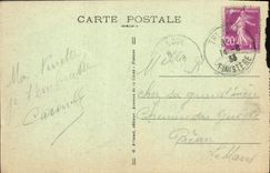 VINTAGE POSTCARD Treboul White Sands and Tristan