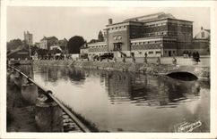 MODERN CARD Troyes the Swimming pool and the Canal