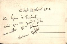 VINTAGE POSTCARD Treboul Scene of Beach Children