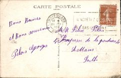 VINTAGE POSTCARD Troyes Roasts Hotel God