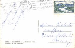 CPM Toulouse La Garonne vers l'eglise et la Daurade