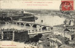 CPA Toulouse Vue generale sur la Garonne prise du clocher de la Dalbade