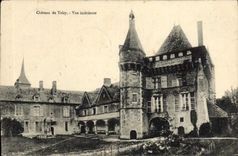 CPA Chateau de Talcy Vue interieure cachet Paris a Tours