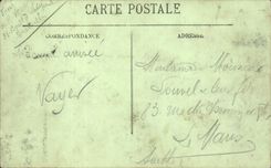 POSTAL Trouville de la VENDIMIA la llegada del barco de Le Havre