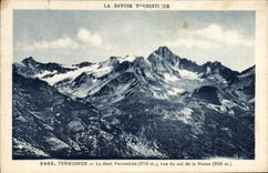 CPA Termignon La dent Parrachee vue du col de la Masse 