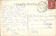 VINTAGE POSTCARD Termignon the Parrachee tooth seen of the collar of the Mass