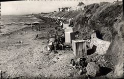 POSTAL MODERNA Tharon la alta marea de la playa