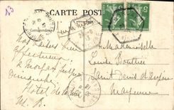 VINTAGE POSTCARD Morgat Entree of Walks on of the Devil