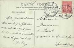 La basílica de la POSTAL de la VENDIMIA de Domremy interior de la iglesia o era sello Greux del arco del d de Jeanne del baptisee buen los Vosges