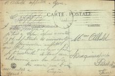 POSTAL Lyon de la VENDIMIA el término grande del hotel