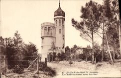 CPA St Jean de Monts Le Chalet oriental dans les Pins 