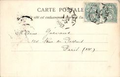 POSTAL de la VENDIMIA las rocas de las láminas de la brisa del Apple-brandy