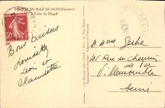 VINTAGE POSTCARD Point of the Strong current of Center the Hell of Plogoff