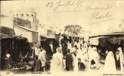 CPA Kairouan Grande Rue 