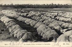 CPA La Grande Priere terminal le Ramadan cachet 4eme zouave Kairouan 