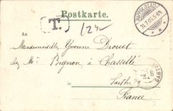 VINTAGE POSTCARD Baltheshof in Hottingen