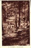 VINTAGE POSTCARD Hohwald Schlitteurs Folklore