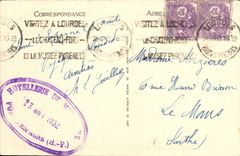 VINTAGE POSTCARD Cauterets Vuer on Raillere and Cabaliros