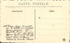 VINTAGE POSTCARD Dinan the street of Jerzual Maggi Publicity