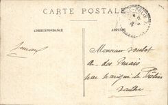 VINTAGE POSTCARD Paris the Beach of the Harmony