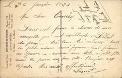 POSTAL Le Havre de la VENDIMIA el dinero de Fred del museo