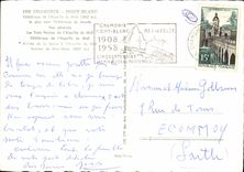 POSTAL MODERNA Chamonix Mont Blanc cambia Teleferic del sur de la aguja del sur los tres puntos de la aguja de Alpinisme