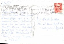 MODERN CARD Chatelaillon Seen Air the Beach and the City