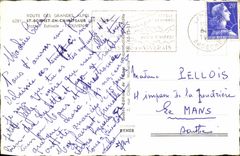 MODERN CARD To remember of Saint Bonnet Chamois