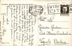 VINTAGE POSTCARD Alessandria Monumento Have Caduti Nella Guerra Mondiale