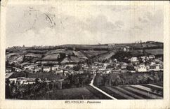 VINTAGE POSTCARD Belveglio Panorama