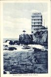 VINTAGE POSTCARD Genova Pegll Scoglio Della Vittoria