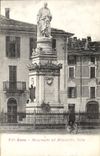 VINTAGE POSTCARD como Monumento AD Alessantro Volta