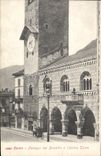 VINTAGE POSTCARD Como Palazzo del Broletto E the antica Torus
