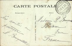 VINTAGE POSTCARD Big shot San Luigi Confini Free Italiani