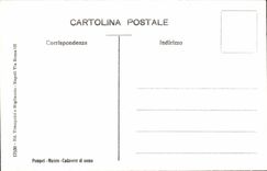 POSTAL Pompeya Museo Cadavere Di Domo de la VENDIMIA