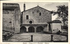 VINTAGE POSTCARD Assisi Chiesa di S Damiano Esterno