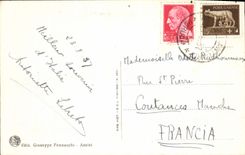 VINTAGE POSTCARD Assisi Chiesa di S Damiano Esterno