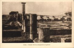 VINTAGE POSTCARD Grown Ostia Horrea magazzini di grano
