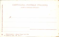 VINTAGE POSTCARD Genova Staglieno Tomati