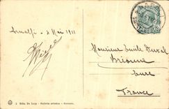 VINTAGE POSTCARD Amalfi Panorama rammed via di Conca