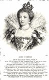 VINTAGE POSTCARD Marie De Medicis Girl Of the Large Duke Of Tuscany François 1st