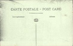 VINTAGE POSTCARD Laon the Church St Martin Trouee By a Militaria Shell