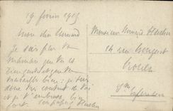 Guerra de la POSTAL de la VENDIMIA el cocinar de Militaria