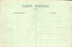 VINTAGE POSTCARD Militaria Creil a House Street Of the Republic