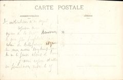 VINTAGE POSTCARD Militaria the War In Lorraine the Church De Seicheprey