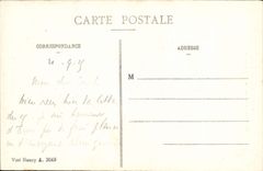 VINTAGE POSTCARD Militaria the War In Lorraine Tombs Of Soldiers In front of I' Eglise De Flirey