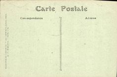 POSTAL Militaria Grepy de la VENDIMIA en el sitio de Laonnois de Canon Bertha