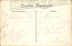 Campo de Militaria de la POSTAL de la VENDIMIA de la artillería pesada 1914 de la disposición del campo del combate