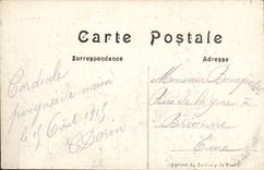 VINTAGE POSTCARD Militaria the Great War Bassee after the heroic and victorious combat