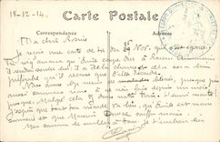 CPA Militaria Jules Matot Reims Campagne Rue de la Grue